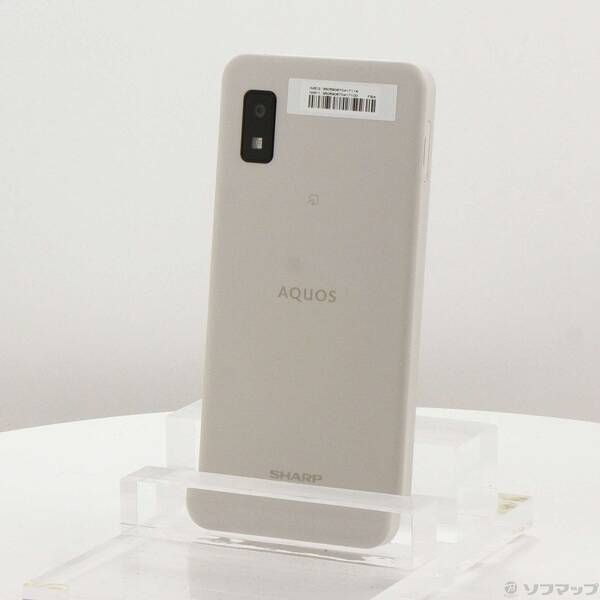ソフマップ 〔展示品〕 AQUOS wish 64GB アイボリー SH-M20 SIMフリー【297】