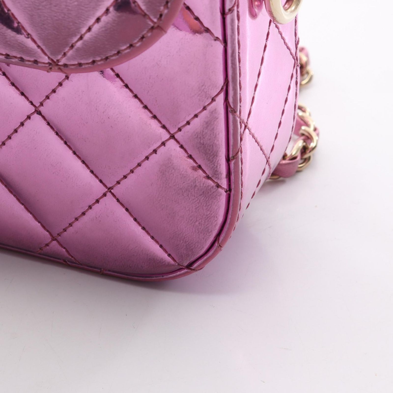 シャネル CHANEL ショルダーバッグ マトラッセ ミニフラップ