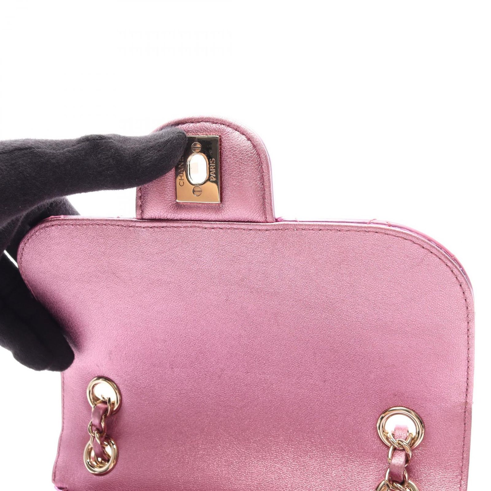 シャネル CHANEL ショルダーバッグ マトラッセ ミニフラップ