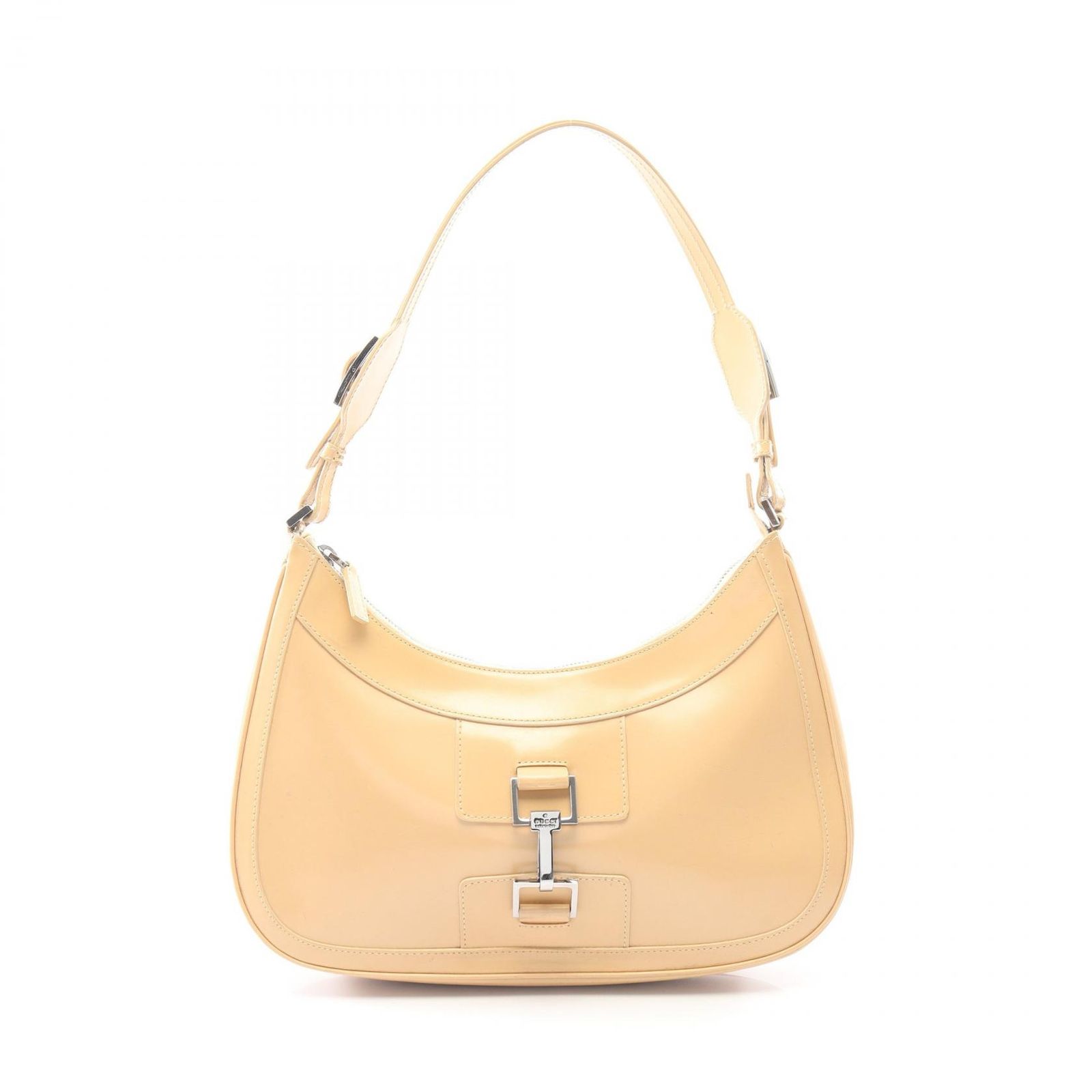 グッチ GUCCI ショルダーバッグ ジャッキー 001･4254 ベージュ レザー ジャッキー ショルダーバッグ レディース Used B