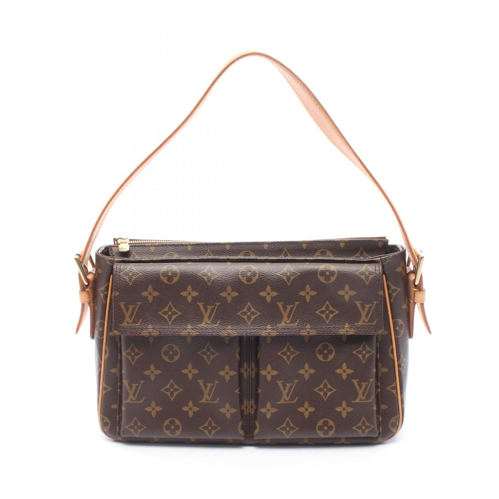 ルイ・ヴィトン LOUIS VUITTON ショルダーバッグ ヴィバシテGM M51163 PVCコーティングキャンバス レザー ヴィバ・シテGM レディース Used A