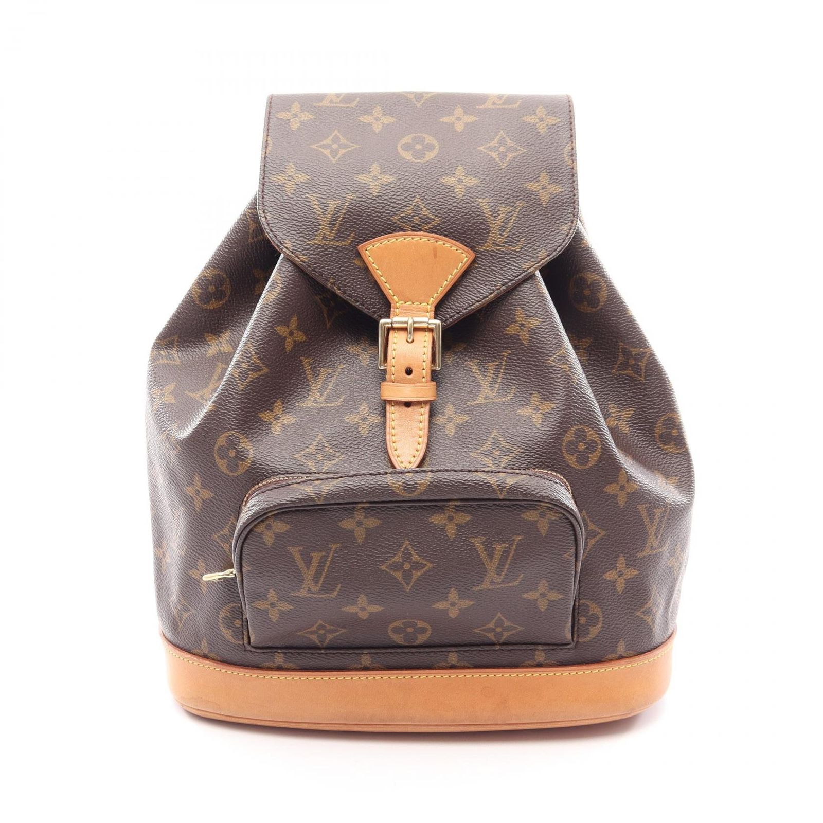 ルイ・ヴィトン LOUIS VUITTON リュックサック バックパック モンスリMM M51136 PVCコーティングキャンバス レザー モンスリMM レディース Used B 92,840円