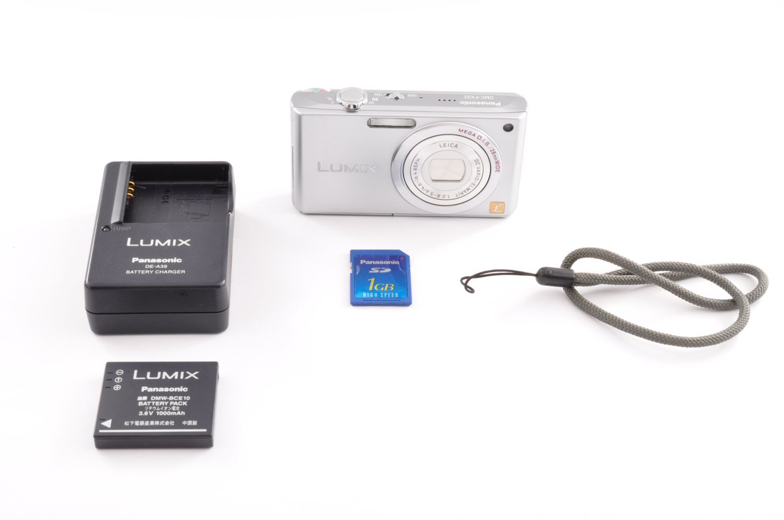 カメラ Panasonic LUMIX DMC-FX33 DIGITAL Camera シルバー デジカメ