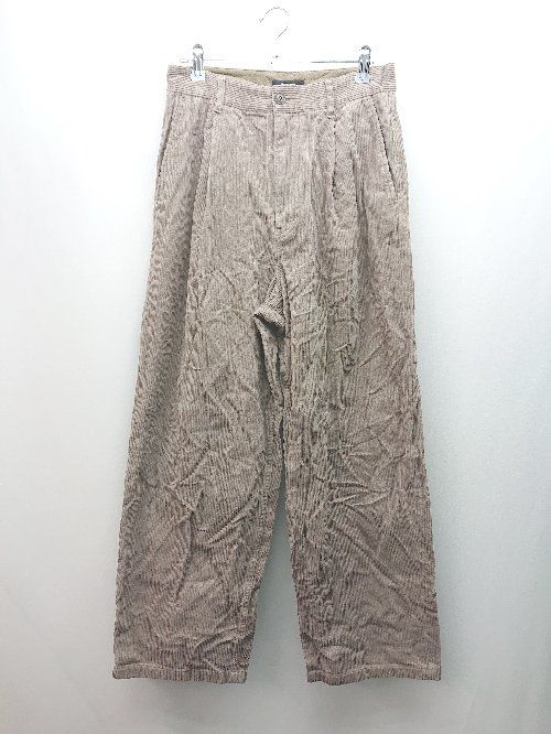 ◇ JOURNAL STANDARD コーデュロイ カジュアル秋冬 シンプル テーパードパンツ サイズ40 グレージュ メンズ E 【1310130036497】