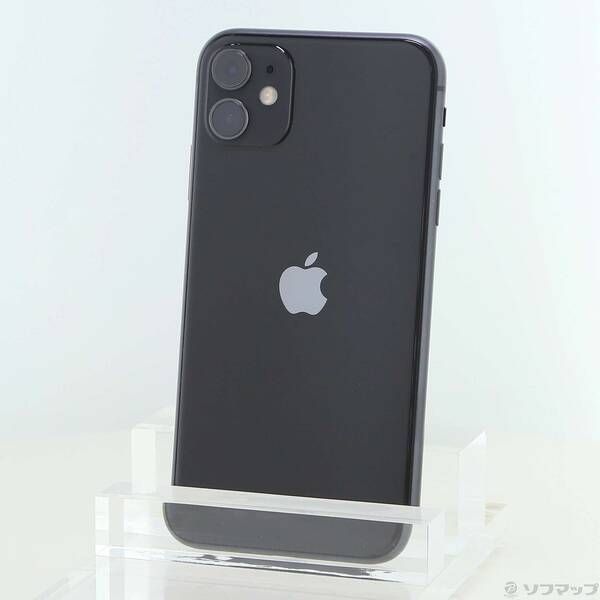 ソフマップ 〔中古品〕 iPhone11 64GB ブラック MWLT2J／A SIMフリー【251】