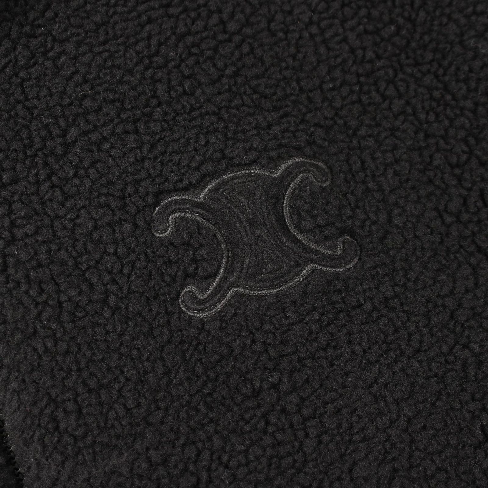セリーヌ CELINE ブルゾン トリオンフ フーデッド フリースジャケット 