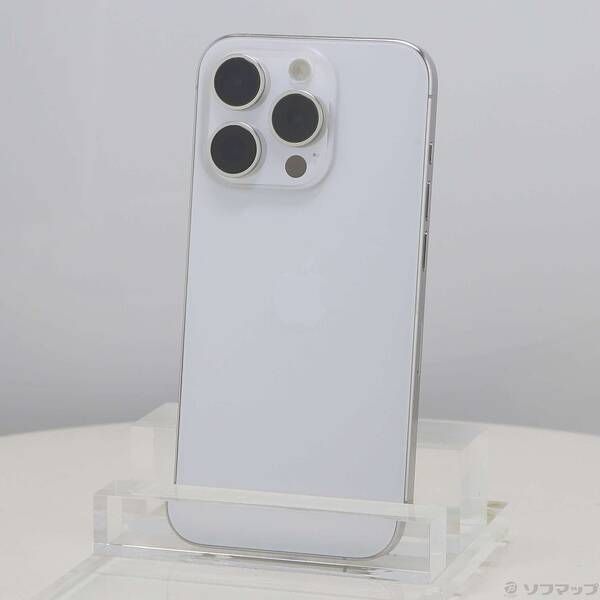 ソフマップ 〔中古品〕 iPhone15 Pro 512GB ホワイトチタニウム MTUJ3J／A SIMフリー【377】