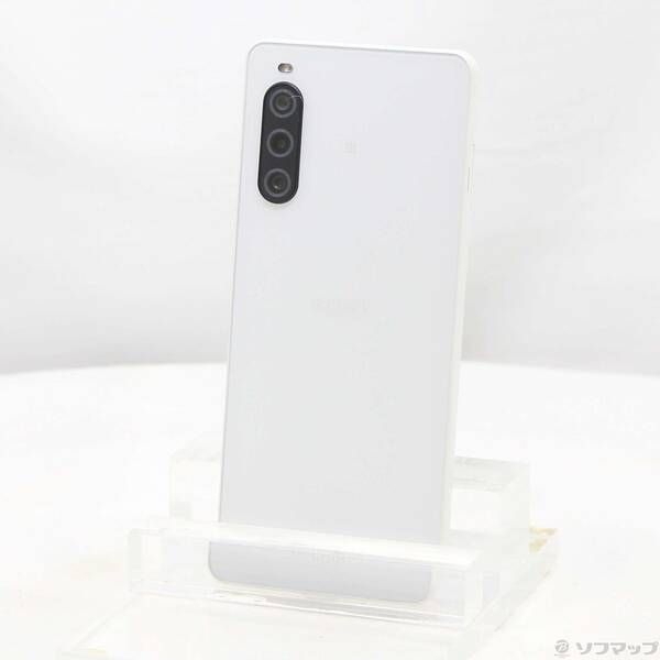 ソフマップ 〔中古品〕 Xperia 10 V 128GB ホワイト SOSAY3 Softbank SIMフリー【276】
