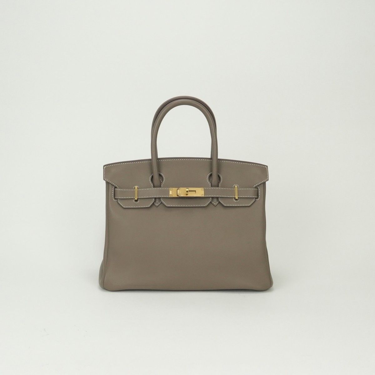 エルメス HERMES バーキン30 バーキン 30 バッグ トートバッグ スイフト エトゥープ Etoupe グレー Gray ゴールド金具 ハンドバッグ ヴォースイフト