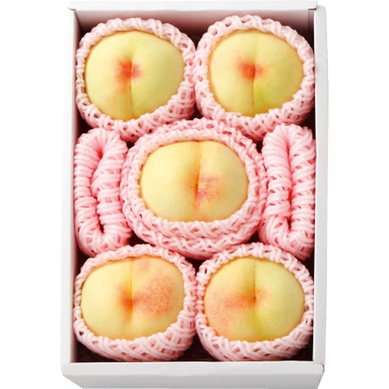 岡山 桃 約1.1kg（5～7玉） 2667015【直送品】［送料無料］（※発送は7月上旬～）
