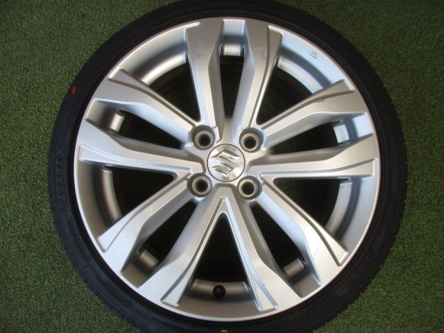 【中古】　送料込み　スズキ純正　スイフト　165/45R16　ラヂアルタイヤ４本SET　軽自動車流用サイズ　スズキの軽自動車　※ノーマルの状態だとはみ出します