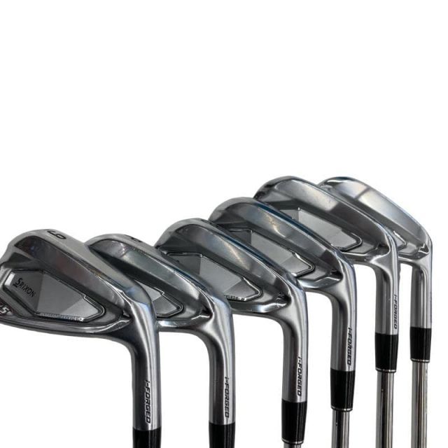 【中古】 ダンロップ SRIXON ZXi5 6S アイアンセット IR 純正特注シャフト (フレックスS) メンズ 男性用 右利き 右用 Cランク ゴルフクラブ
