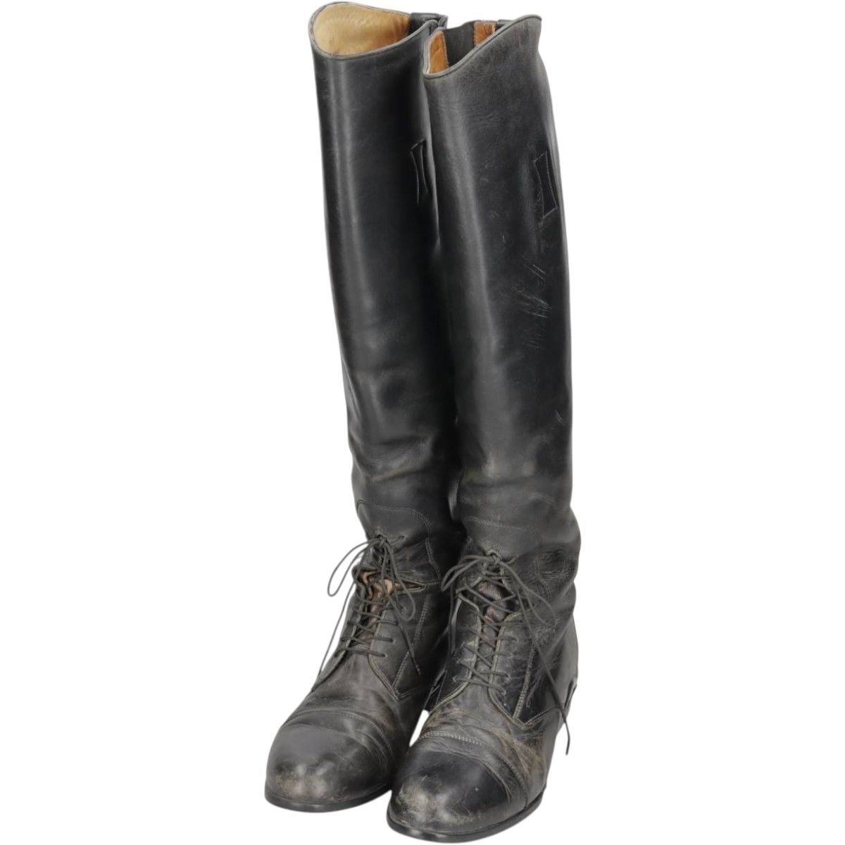 古着 アリアト Ariat ジョッキー乗馬ブーツ ロングブーツ イタリア製 9 1/2 F レディース26.0cm相当/saa014850