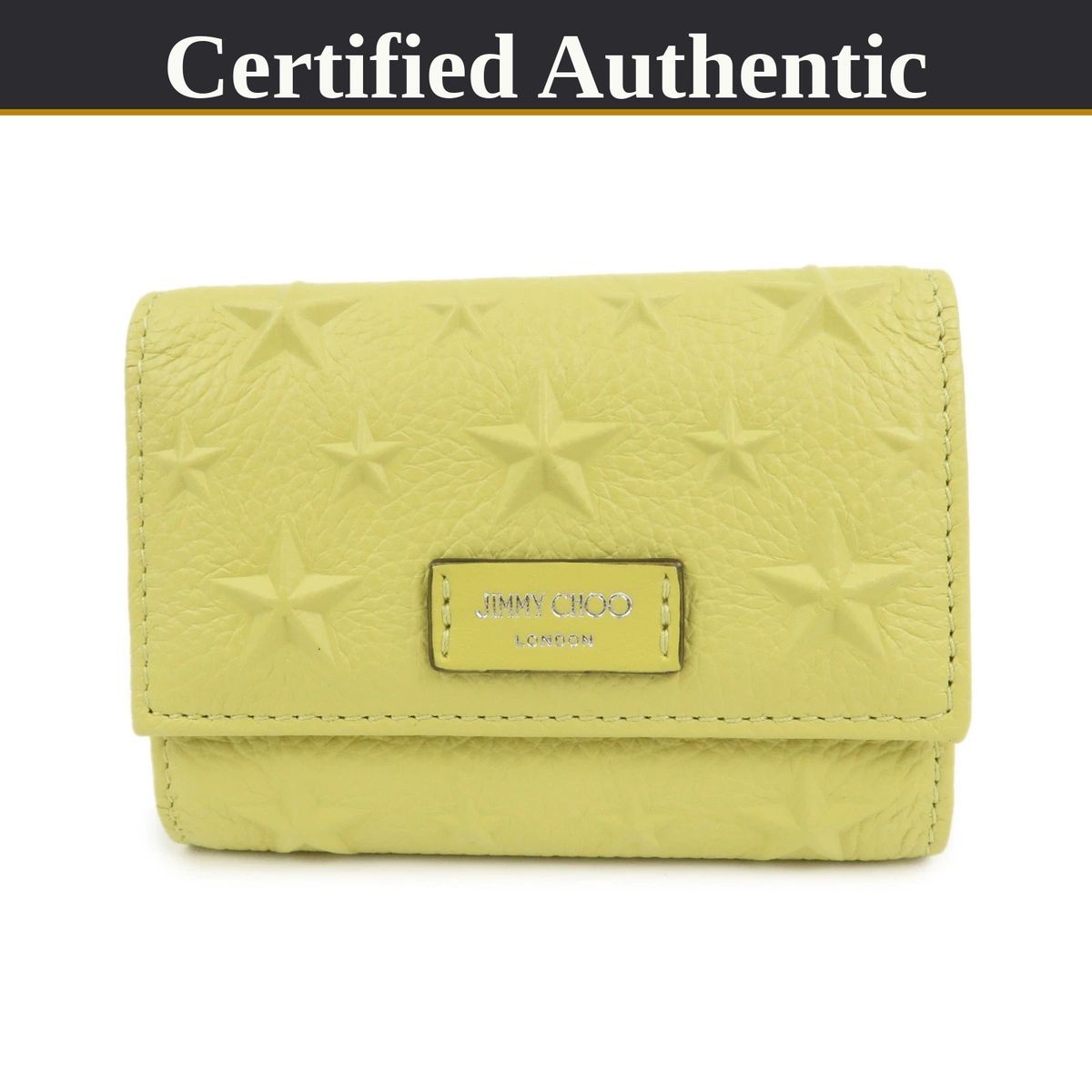 【美品】 Jimmy Choo ジミーチュウ 6連キーケース - イエロー／レザー
