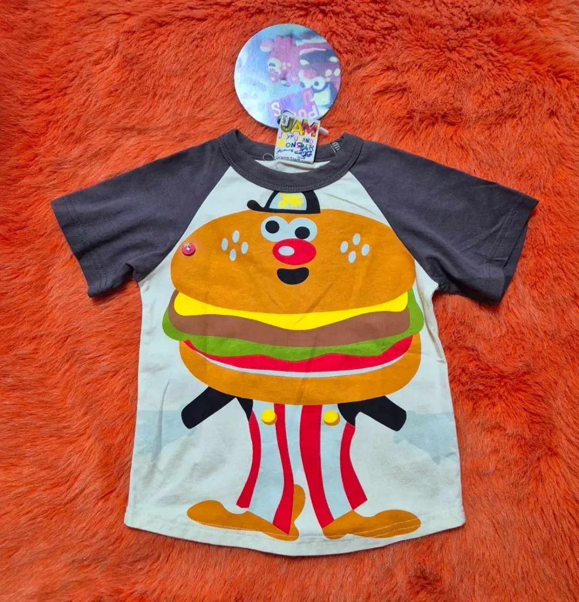 日本 JAM ハンバーガー 半袖Tシャツ キッズ 90 新品