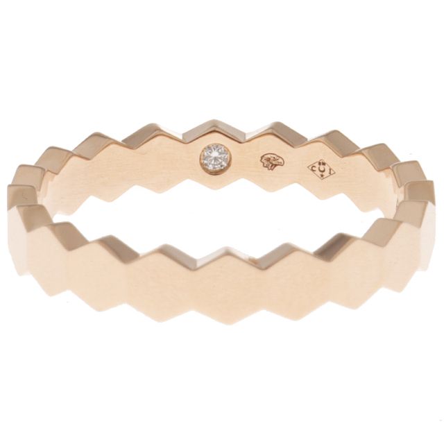 新品仕上げ済）ショーメ CHAUMET ビー ドゥ ショーメ ダイヤ リング 
