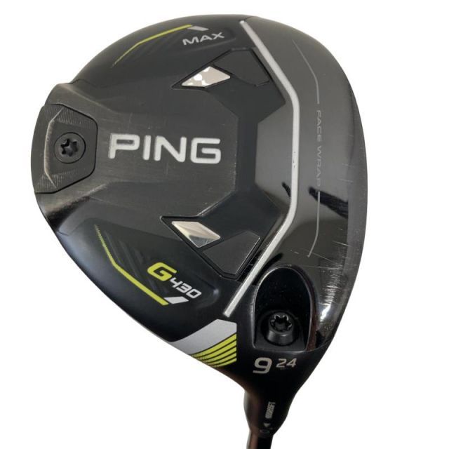 【中古】 ピン G430 MAX 9W フェアウェイウッド FW ALTA J CB BLACK(FW) (フレックスSR) メンズ 男性用 右利き 右用 Cランク ゴルフクラブ