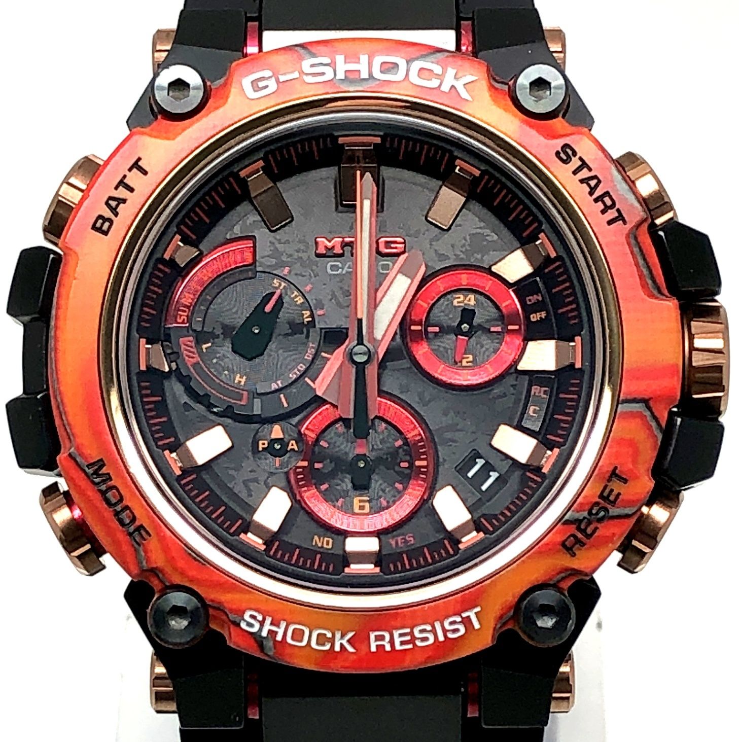 G-SHOCK ジーショック MTG-B3000FR-1A MT-G 40周年 フレアレッド 電波ソーラー Bluetooth カーボンベゼル 2022年11月発売
