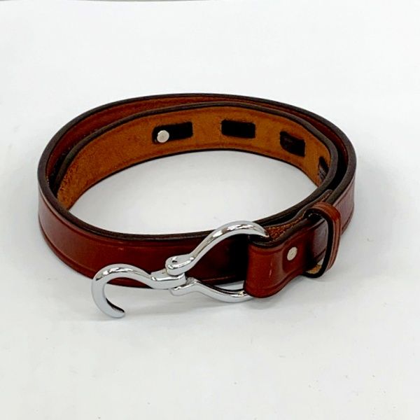 TORY LEATHER トリーレザー ベルト BRIDLE LEATHER Hoof Pick Belt フーフピックベルト 牛革 メンズ サイズ30 ブラウン 服飾小物 DF19034■