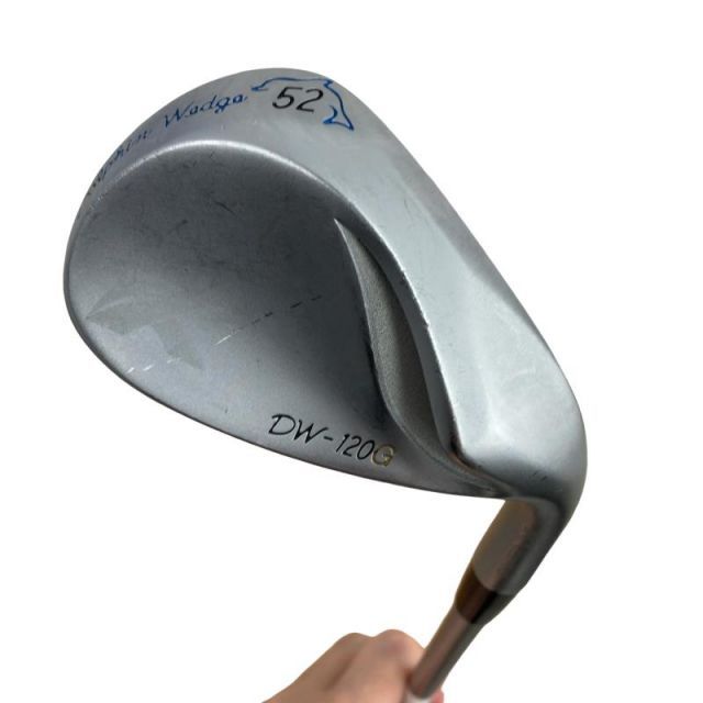 【中古】 キャスコ Dolphin Wedge DW-120G シルバー 52° ウェッジ WG Dolphin DP-201 (フレックスその他) メンズ 男性用 右利き 右用 Cランク ゴルフクラブ