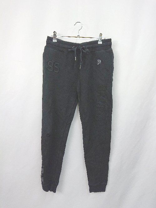 ◇ TheDUFFERofSt.GEORGE カレッジスキニ－ 部屋着 スエットパンツ サイズM ブラック メンズ E 【1310300022176】