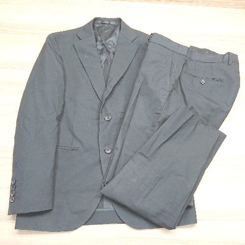 ◇ DIFFERENCE ディファレンス 総裏 フォーマル 通勤 綺麗め S パンツスーツ サイズ42 ブラック メンズ E 【1310300040163】