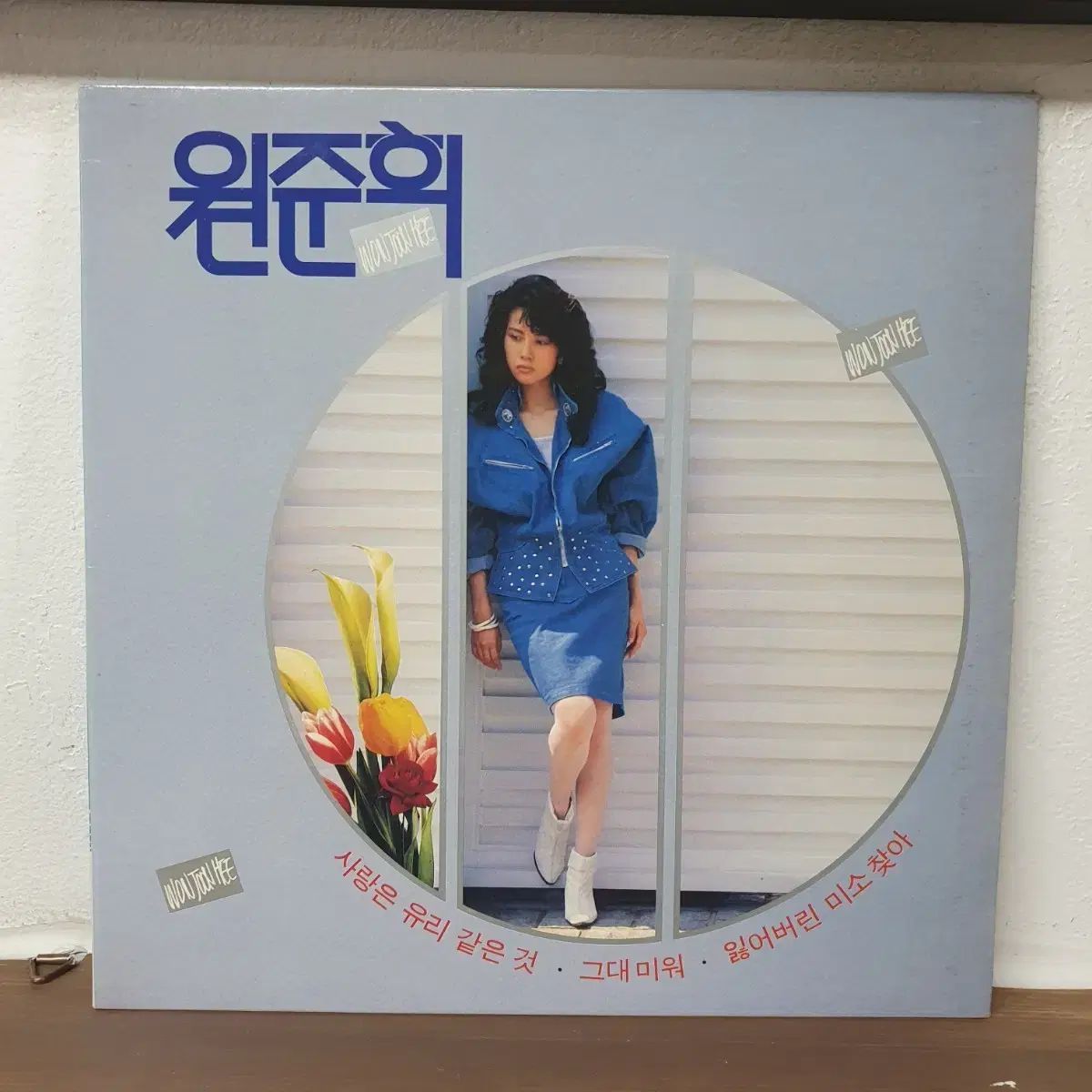 ウォン・ジュンヒ 1 家 LP 1988 愛は ガラスのようなもの