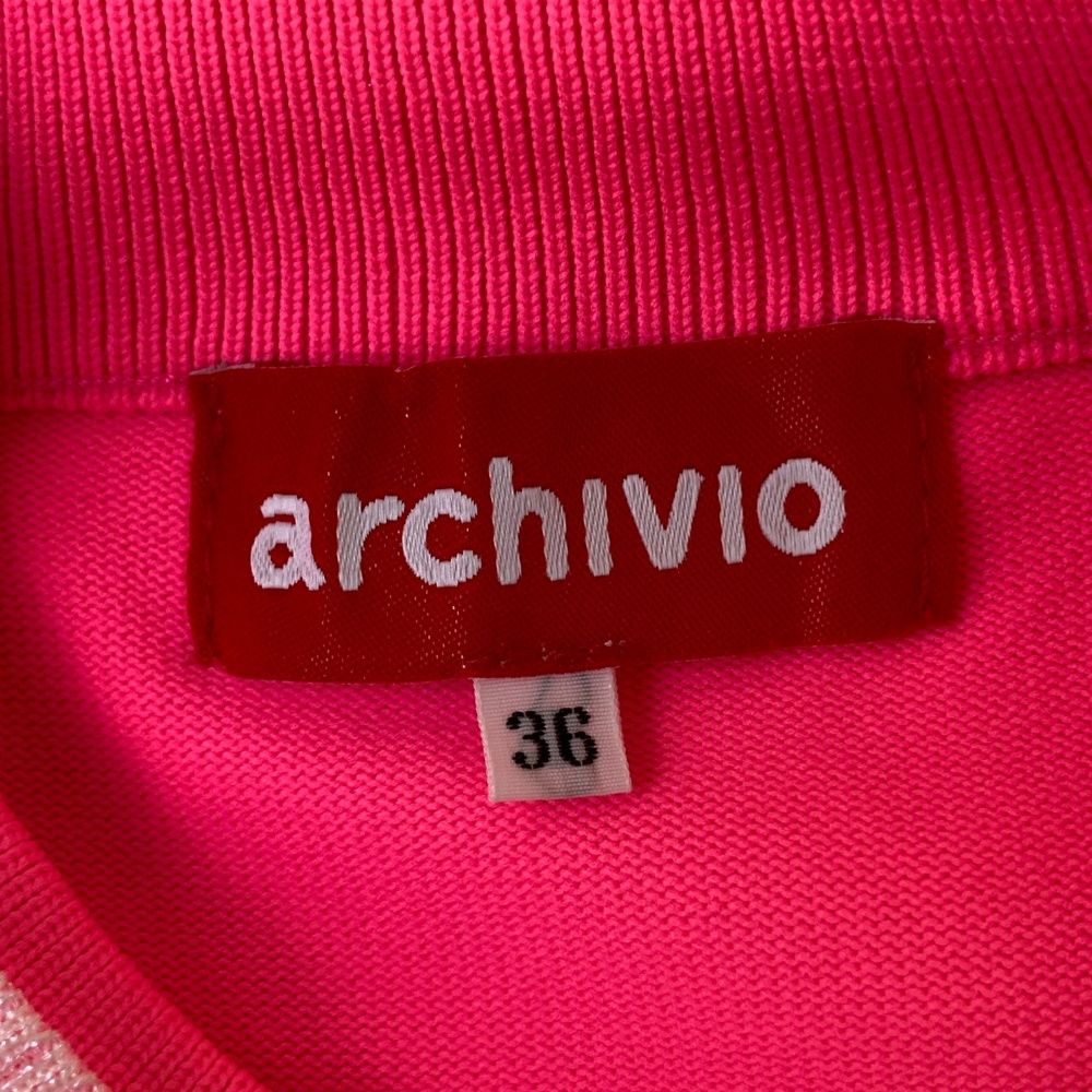 サイズ：36 ARCHIVIO アルチビオ 長袖ニットセーター ピンク系 [240101677332] ゴルフウェア レディース ストスト