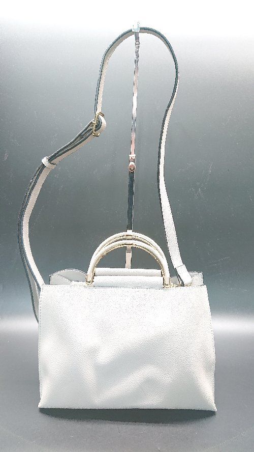 ◇ ANEMONE アネモネ ゴールド金具 コンパクト カジュアル 2WAY オシャレ 軽量 ショルダーバッグ グレー レディース E 【1310300048558】