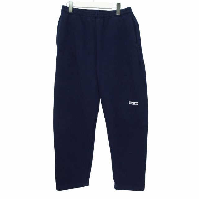 カウラム CAHLUMN パンツ ロング スウェット ジップポケット Lサイズ ネイビー k406815 0506