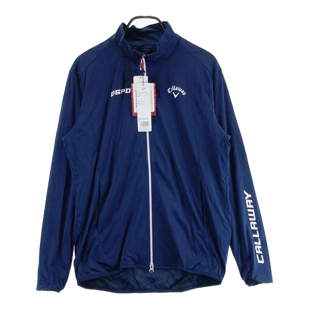 サイズ：L CALLAWAY キャロウェイ 裏メッシュ ジップジャケット ネイビー系 [240101687258] ゴルフウェア メンズ ストスト