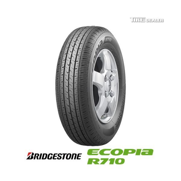 【新品 配送方法限定】 ※2本以上のご注文で送料無料 BRIDGESTONE 145/80R13 88/86N ブリヂストン ECOPIA R710 商用バン・小型トラック専用 単品 1本