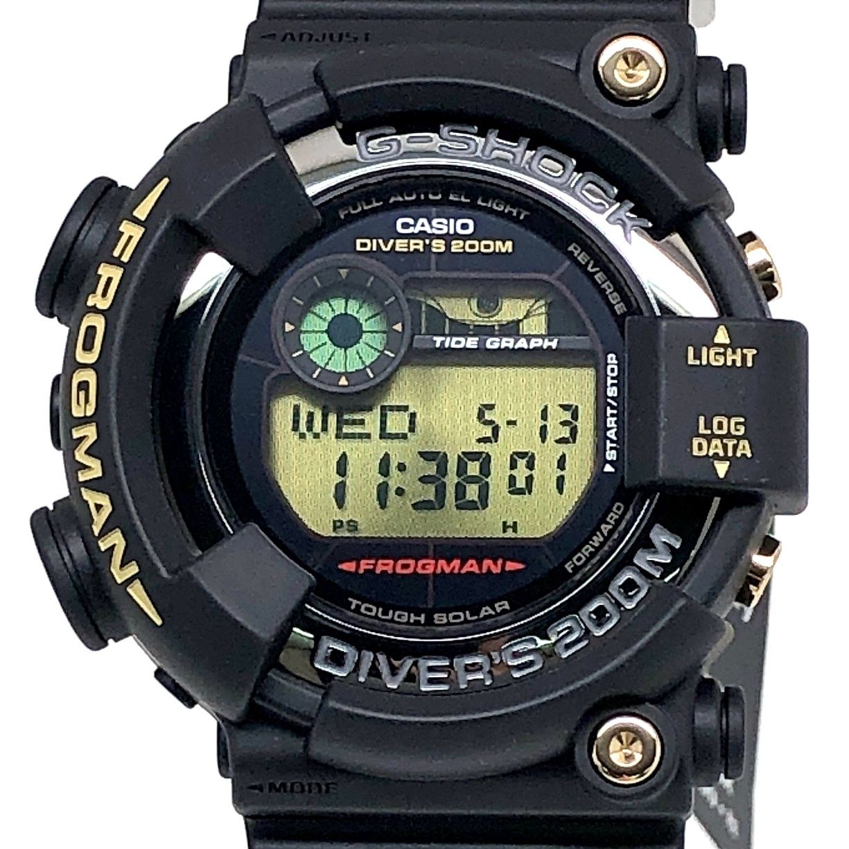 G-SHOCK ジーショック GF-8235D-1B 35周年記念モデル フロッグマン タフソーラー ブラック ゴールド 黒金 2018年4月発売