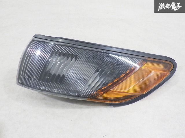 日産 純正 S13 シルビア フロント ウインカー コーナー レンズ 左 左側 助手席側 IKI5179 即納 棚11-1
