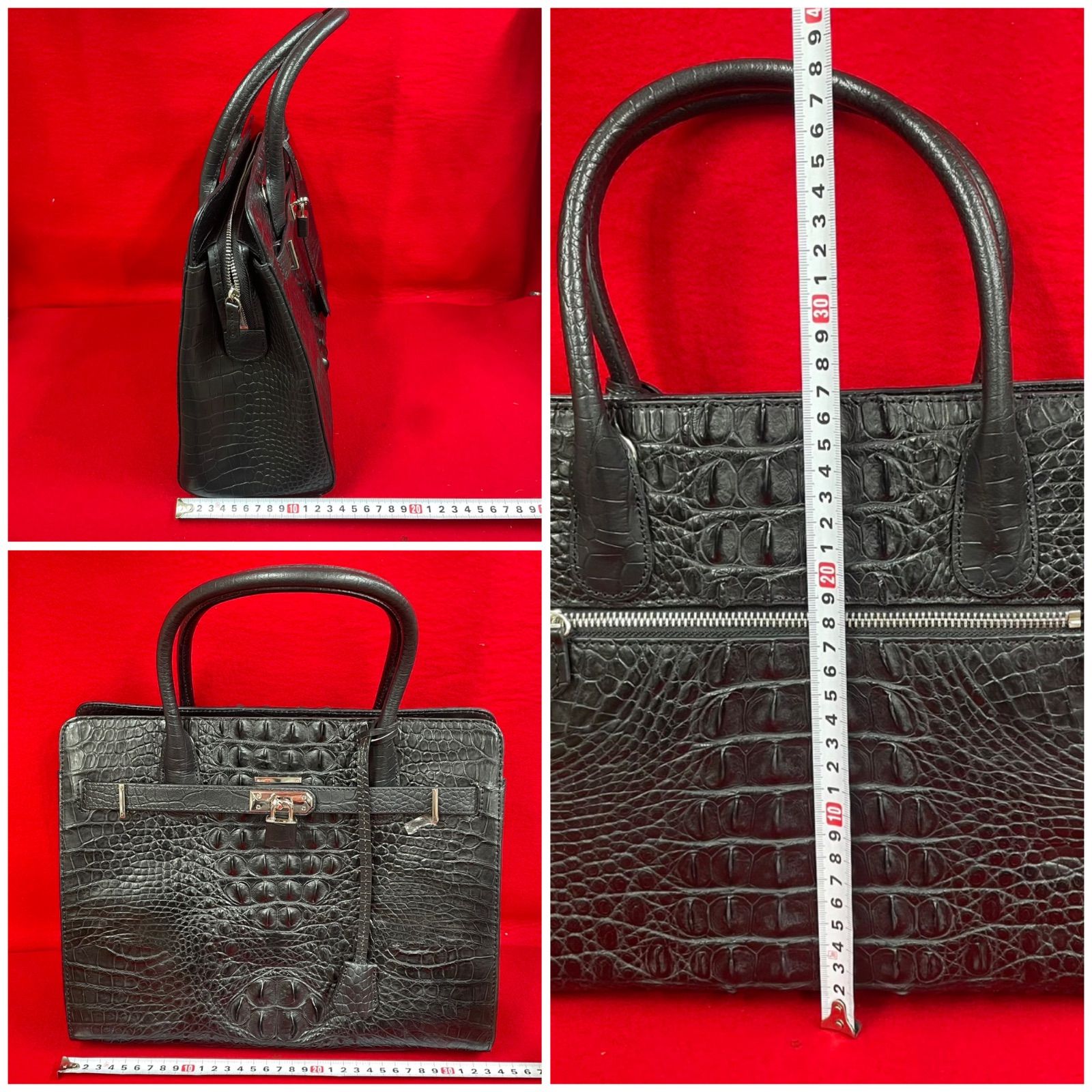 RODANIA ロダニア クロコダイル 2WAYハンドバッグ 南京錠付 x - メルカリ