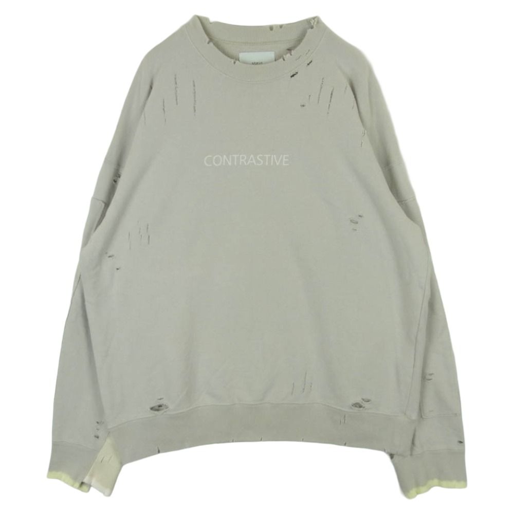 ssstein シュタイン 22AW ST.441 OVERSIZED REBUILD SWEAT LS 