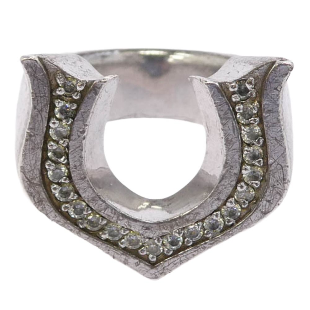 ガーデル GARDEL CLASSIC HORSESHOE RING クラシック ホースシュー リング シルバー系 約13.5号【中古】