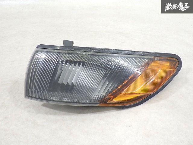 日産 純正 S13 シルビア フロント ウインカー コーナー レンズ 左側 左