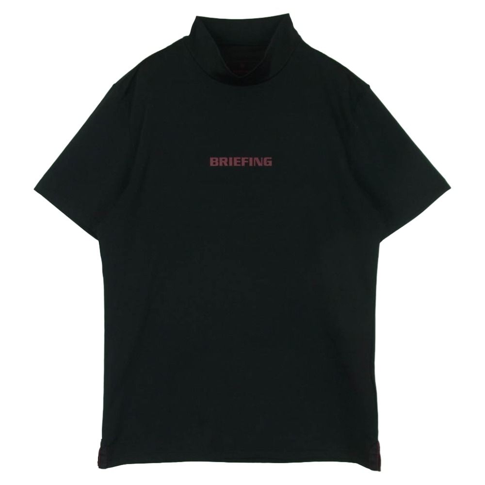 BRIEFING ブリーフィング BBG223M05 TOUR HIGH NECK ゴルフ ツアー ハイネック トップス Tシャツ ブラック系 M【中古】