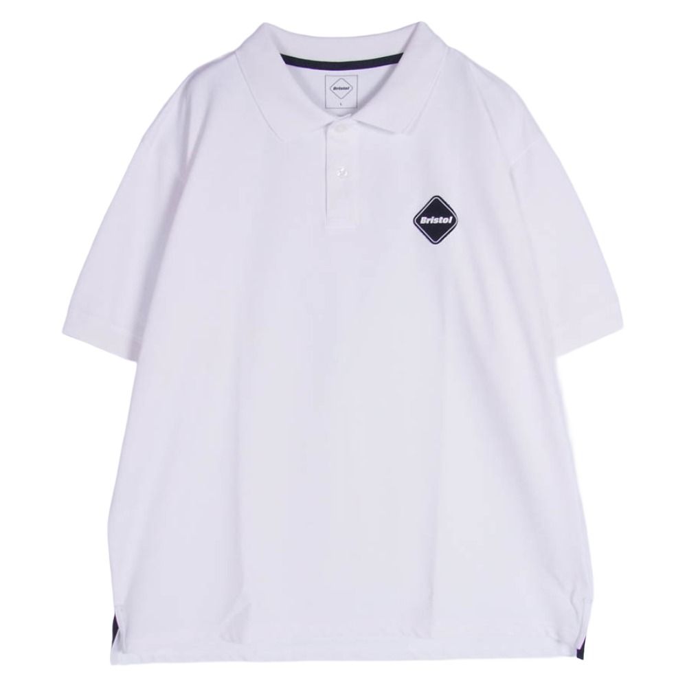 未使用品 エフシーアールビー エンブレム ポロシャツ ホワイト S F.C.R.B. エフシーアールビー FCRB-230078 EMBLEM POLO エンブレム