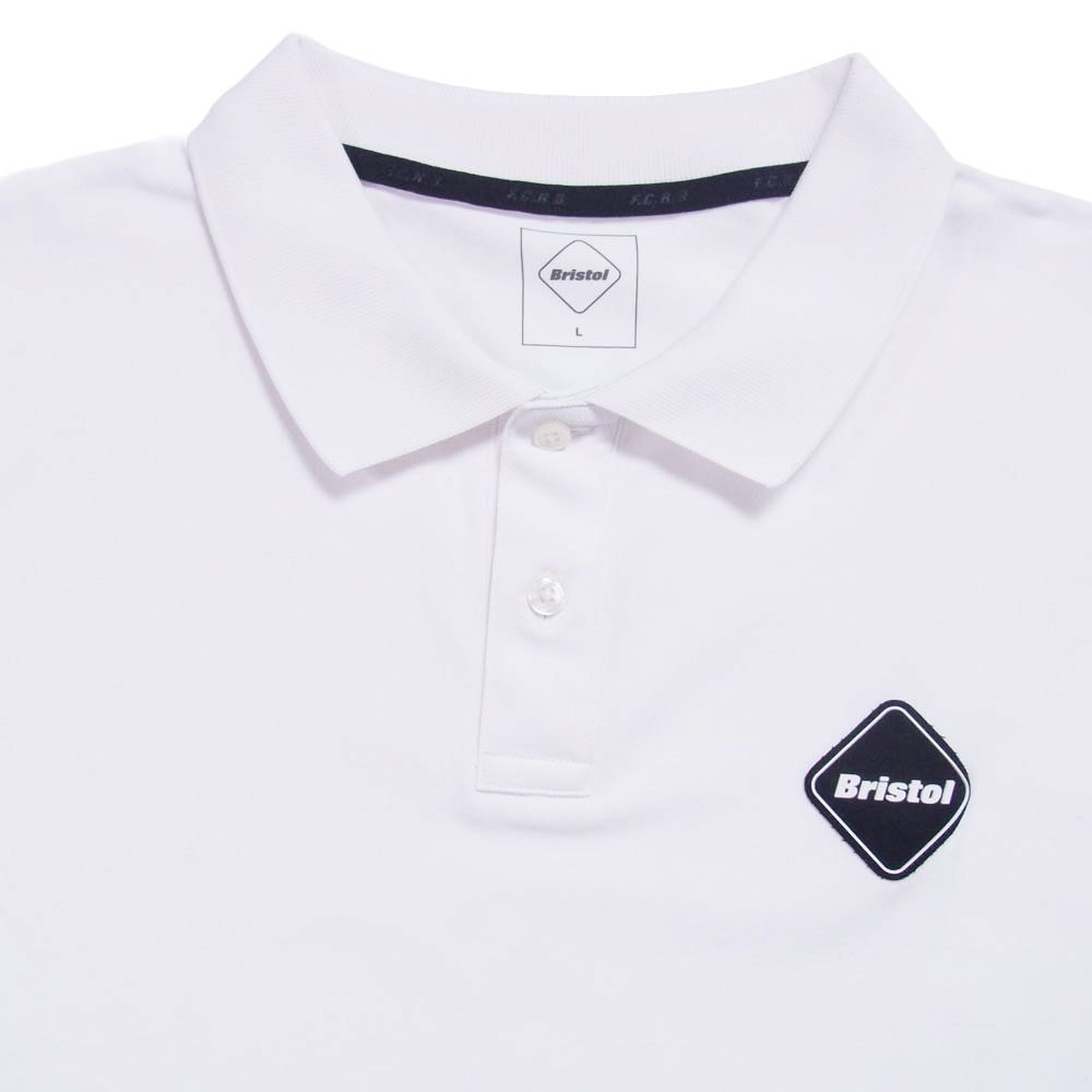 未使用品 エフシーアールビー エンブレム ポロシャツ ホワイト S F.C.R.B. エフシーアールビー FCRB-230078 EMBLEM POLO エンブレム