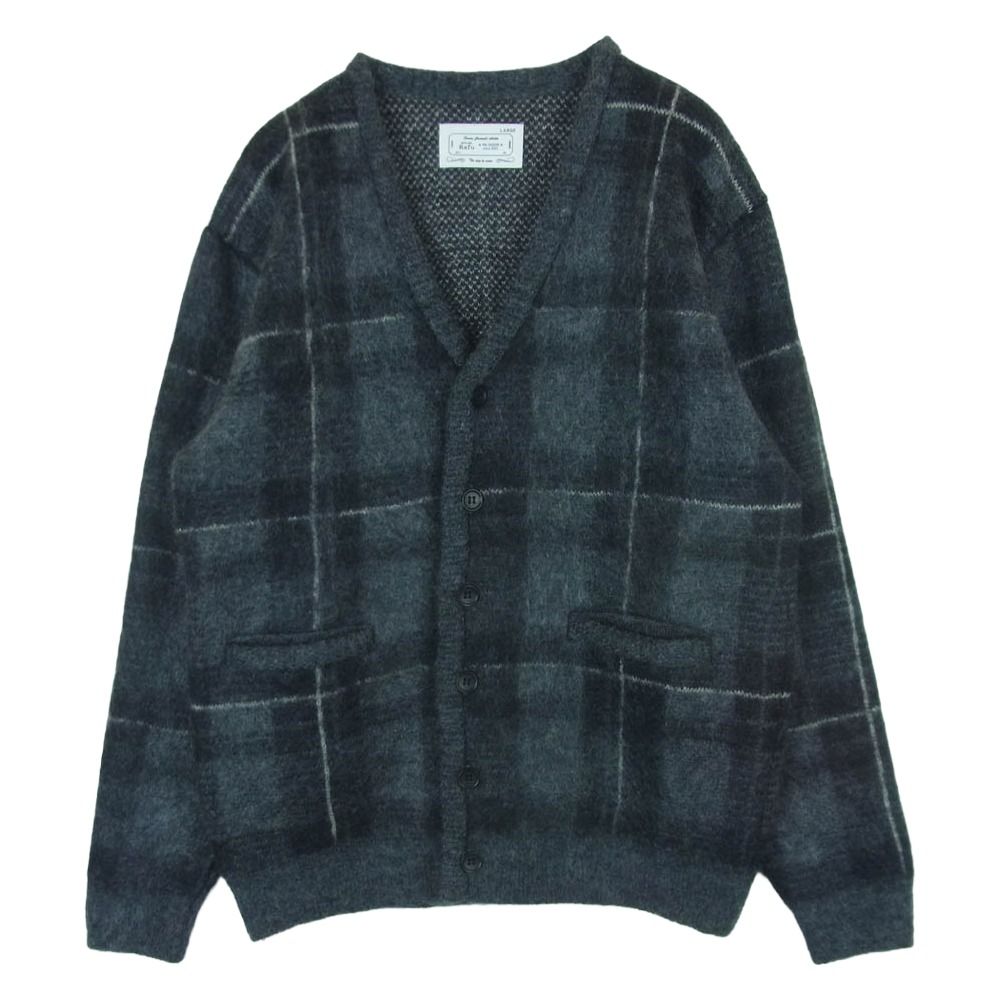 ラフ RAFU Mohair Cardigan モヘア モヘヤ カーディガン 日本製 グレー