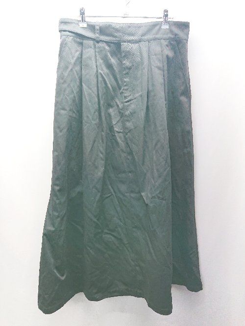 ◇ FREAK'S STORE フリークスストア カジュアル クール 膝下 フレア スカート サイズ縦L 横2XL ブラック レディース E 【1404020017540】