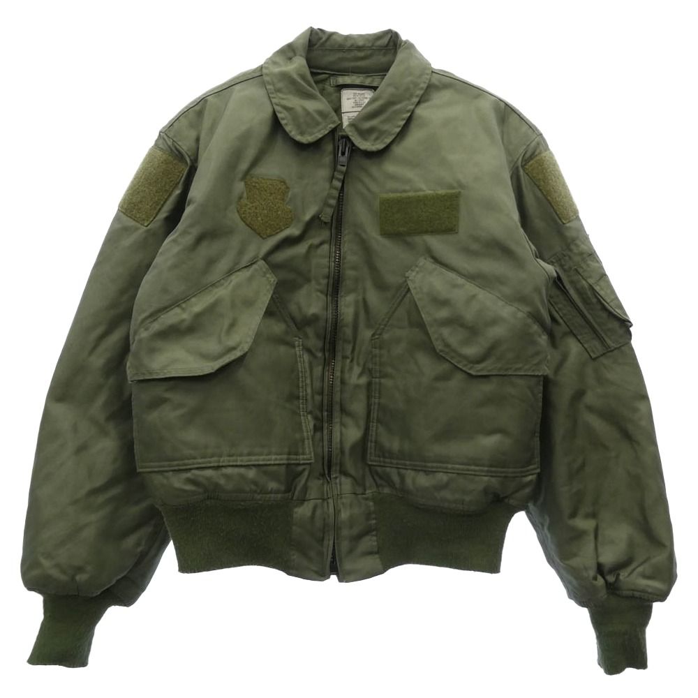 ヴィンテージ VINTAGE SP0100-03-D-4128 00s 03年製 US ARMY 米軍実物 CWU-45/P フライト ジャケット VALLEY APPAREL社 モスグリーン系 M【中古】 の商品写真
