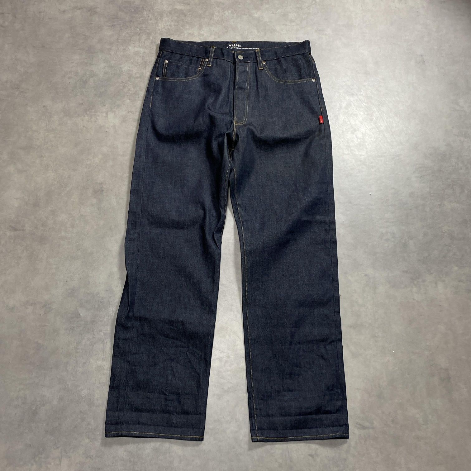 GQ5515◇WTAPS：TROUSERS WORK CTN DENIM◇M◇ブルー系 101LTDT－PTM01 ダブルタップス ワークパンツ