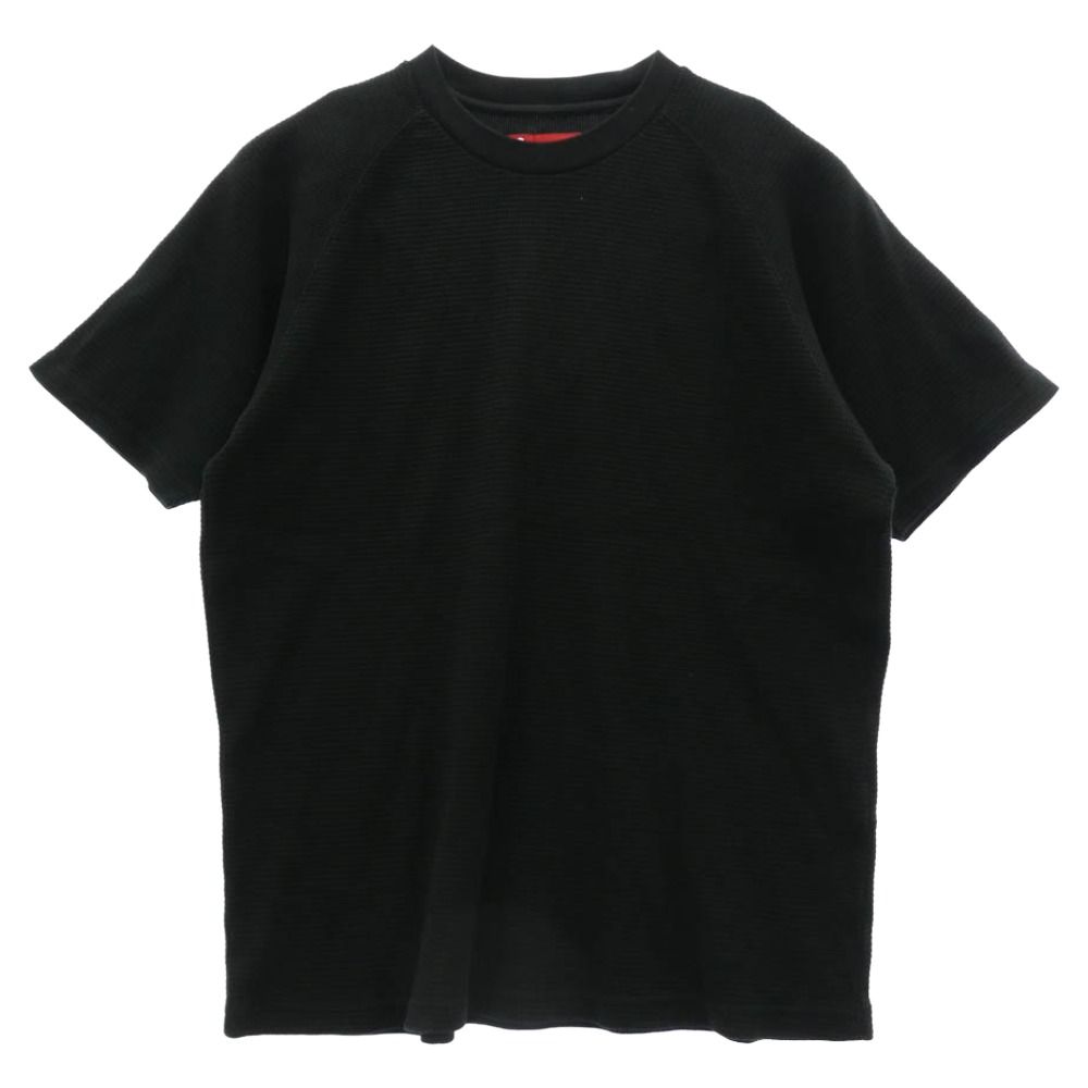 Supreme シュプリーム 24AW Stencil Thermal S/S Top バックロゴ ステンシル サーマル 半袖 Tシャツ カットソー ブラック系 S【中古】
