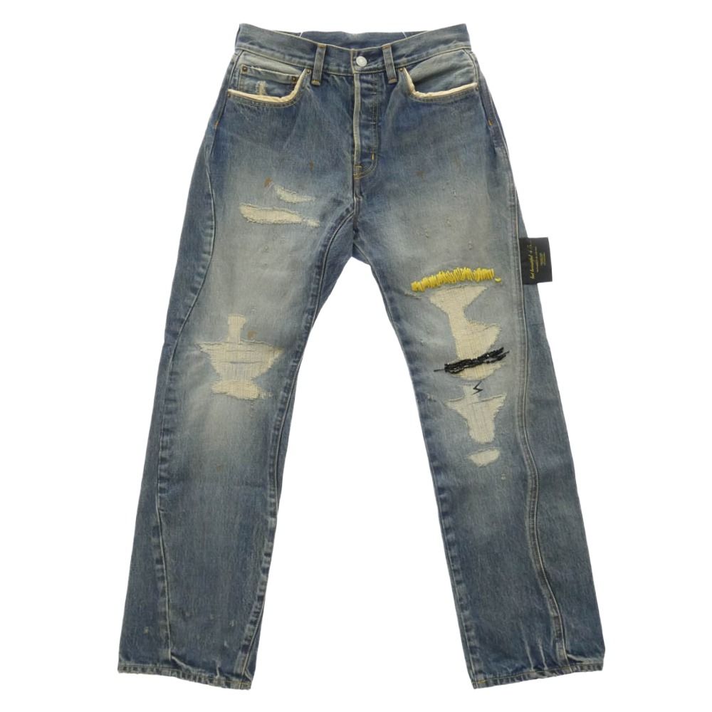 UNDERCOVER アンダーカバー 26SS UC1F4503-1 ダメージ加工 デニム パンツ ブルー系 1【極上美品】【中古】 104,356円