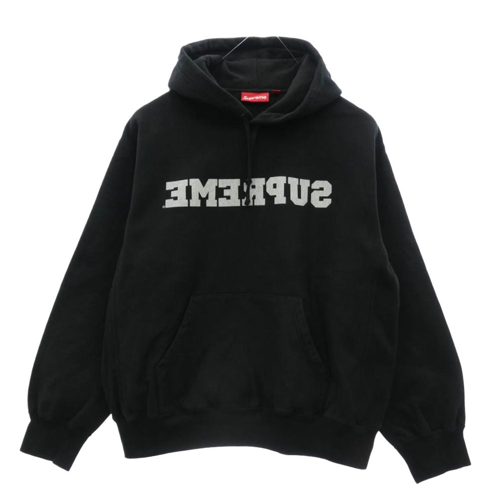 Supreme シュプリーム 25SS Reverse Hooded Sweatshirt リバース フーデッド スウェットシャツ フーディー パーカー ブラック系 M【美品】【中古】