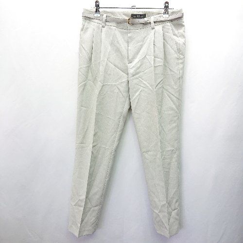◇ ◎ UNITED ARROWS GREEN LABEL RELAXING シンプル カジュアル スラックスパンツ サイズ40 グレー レディース E 【1404240000490】