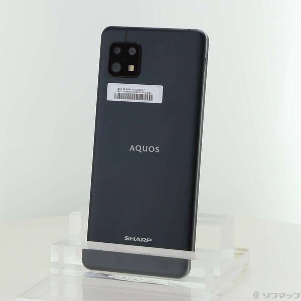 ソフマップ 〔中古品〕 AQUOS sense6 64GB ブラック SH-M19 SIMフリー【297】